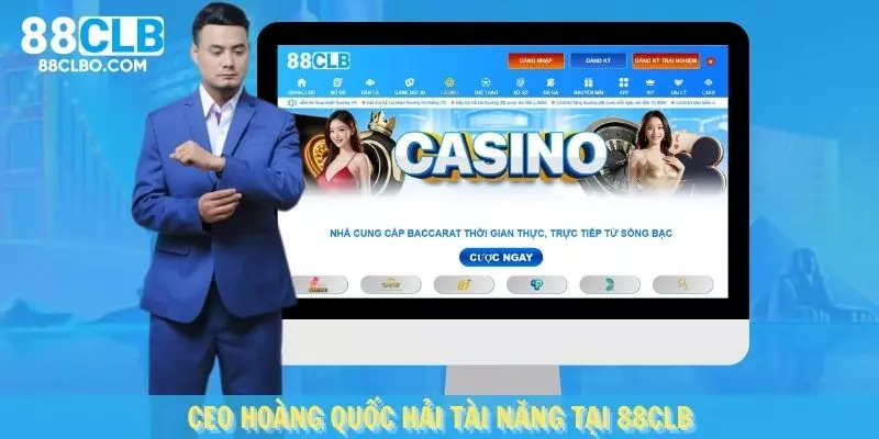 CEO Hoàng Quốc Hải là một tài năng trong ngành cá cược trực tuyến